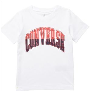 NWT Boys Converse logo short sleeve tee